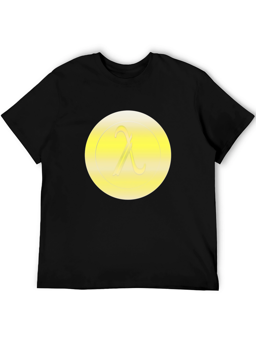 Lambda Symbol T-Shirt - Minimalist Design