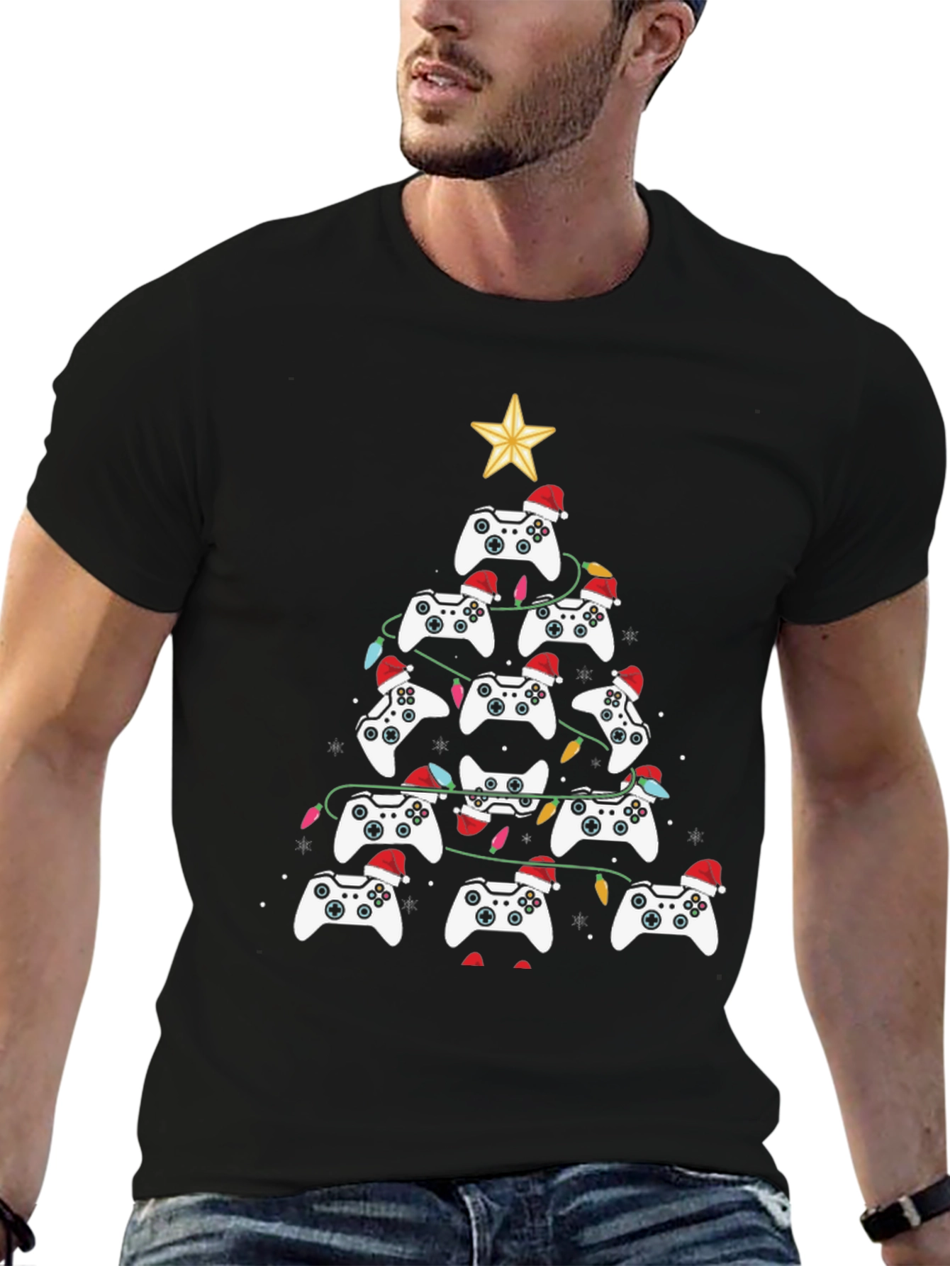 Gamer Christmas Tree T-Shirt