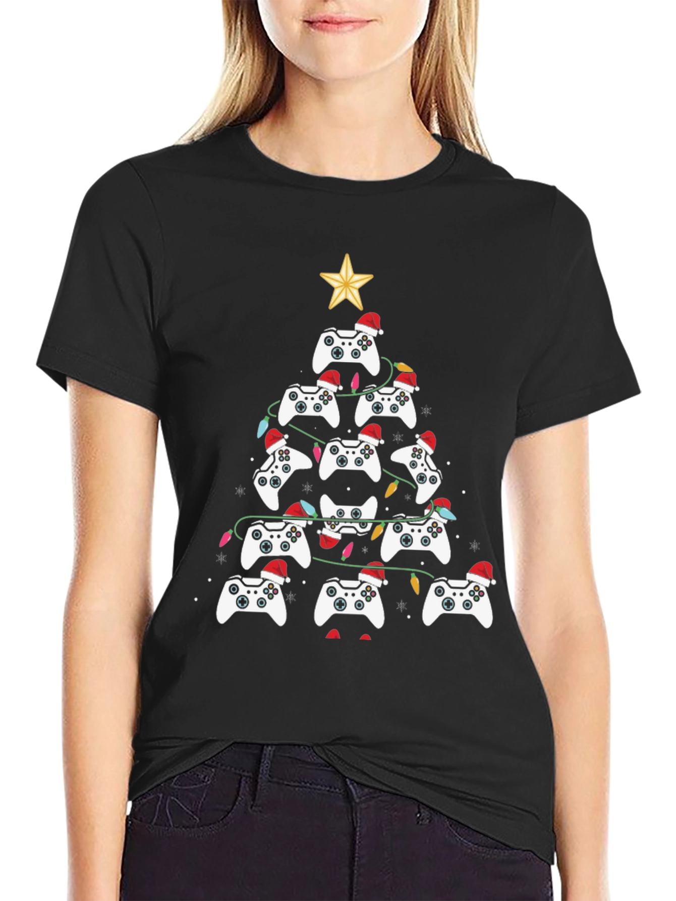 Gamer Christmas Tree T-Shirt