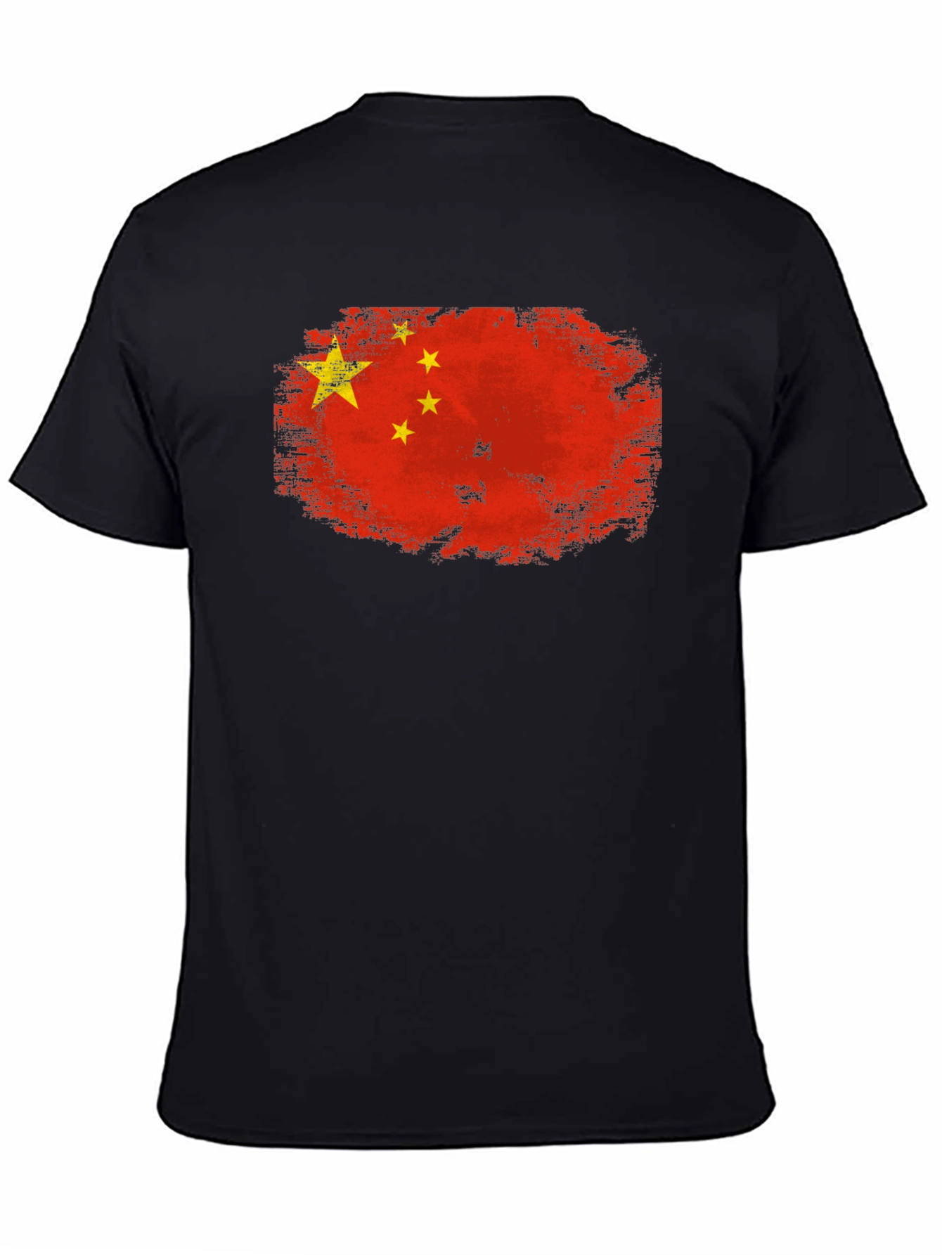 China Flag T-Shirt - Distressed Design