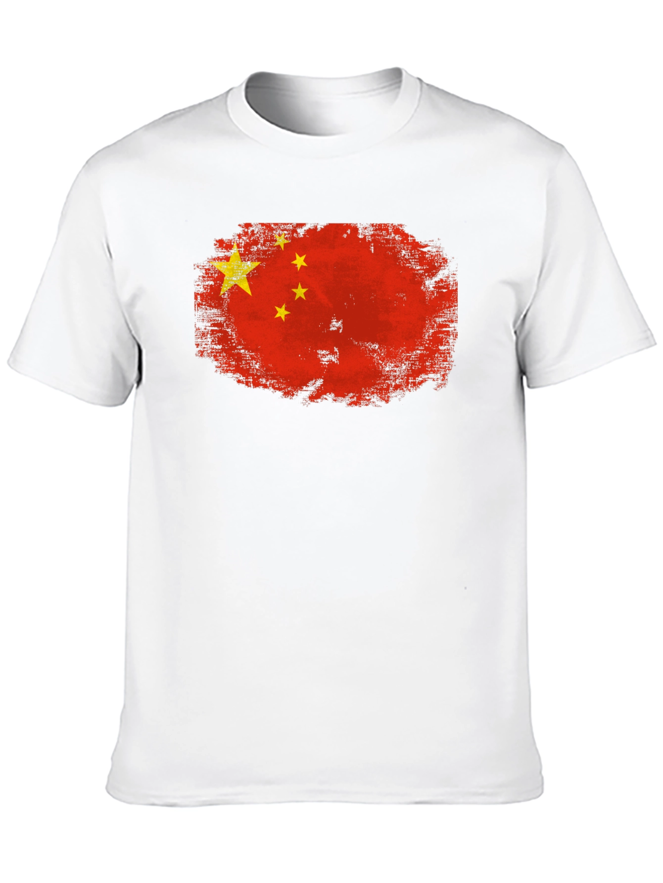 China Flag T-Shirt - Distressed Design
