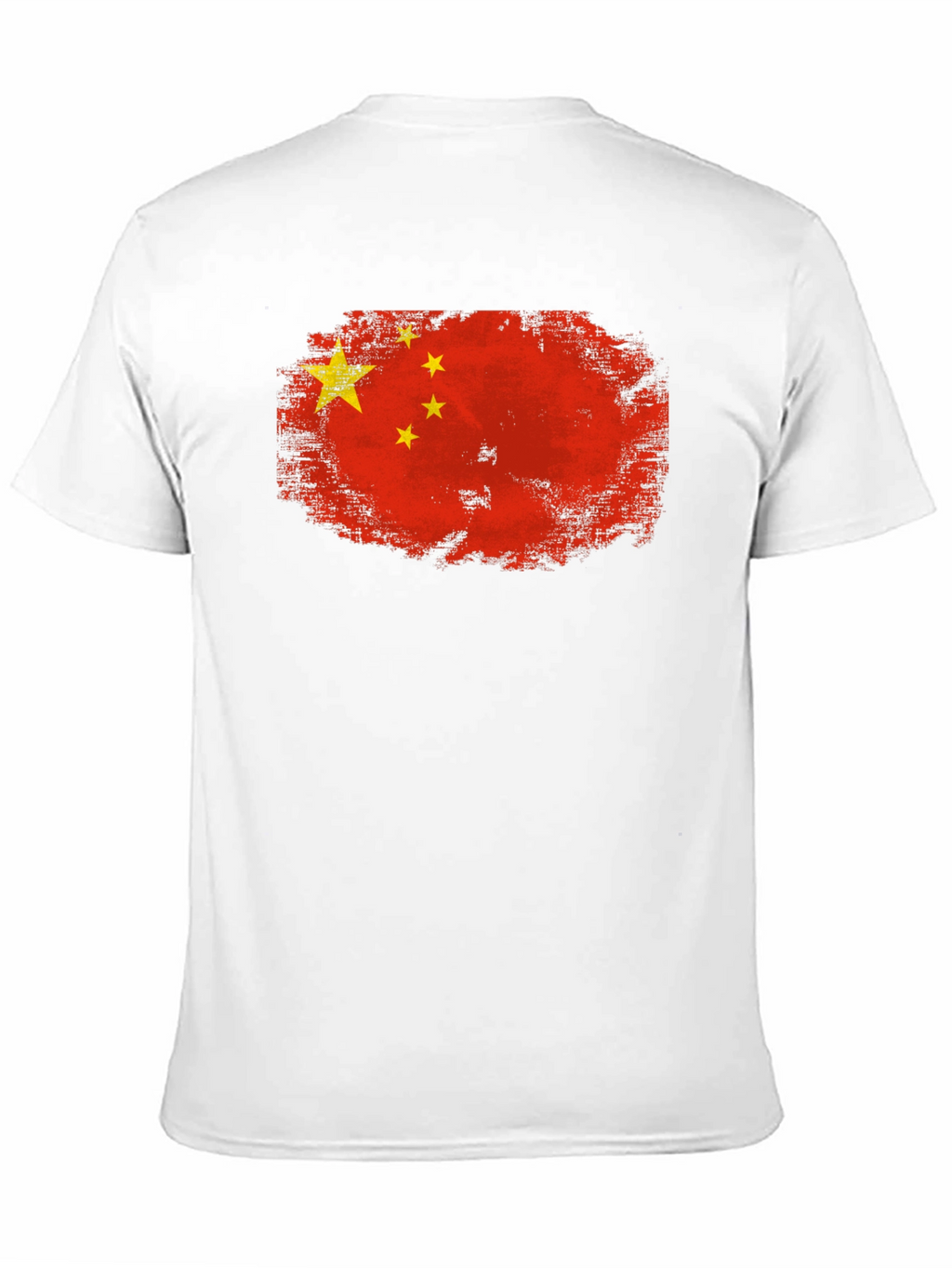 China Flag T-Shirt - Distressed Design