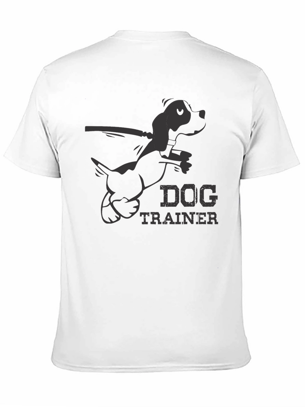 Dog Trainer Graphic T-Shirt - Black