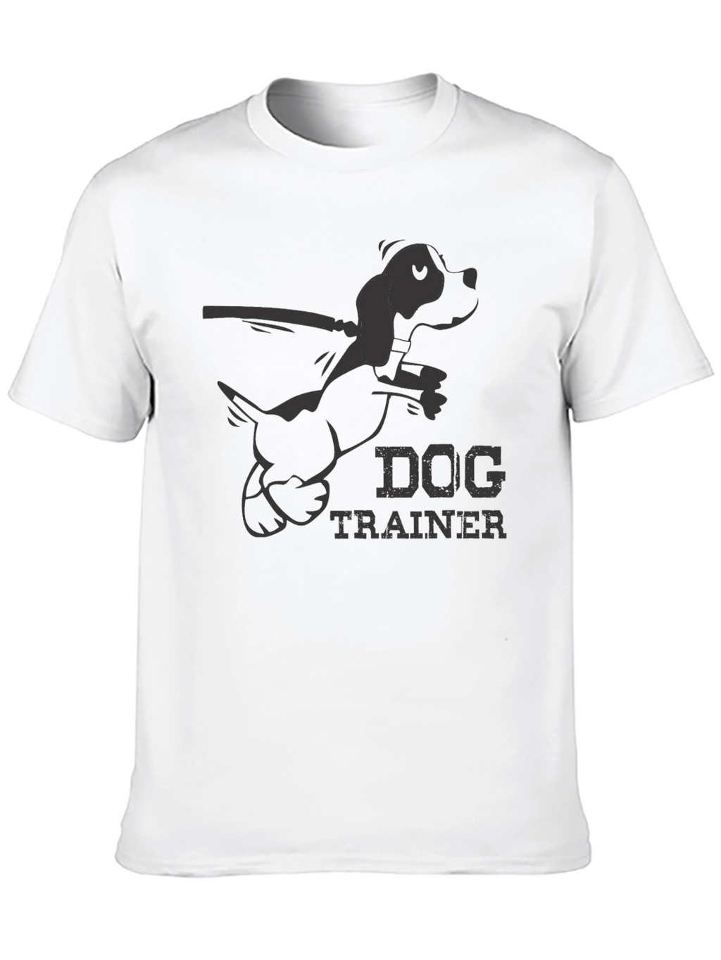 Dog Trainer Graphic T-Shirt - Black