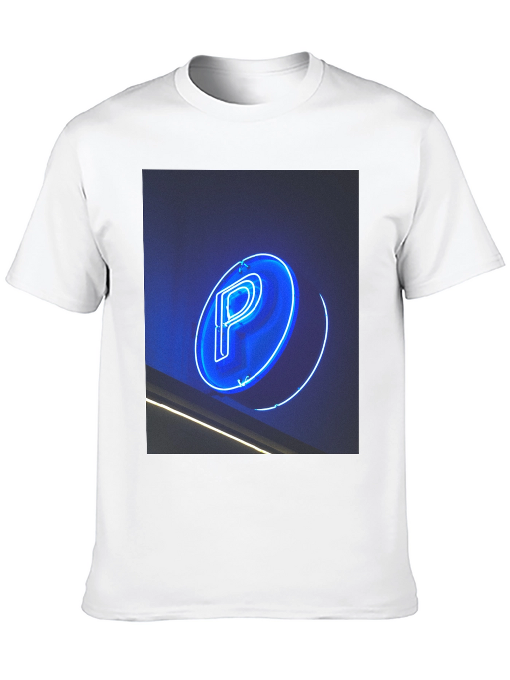 Neon Parking Sign Graphic Tee