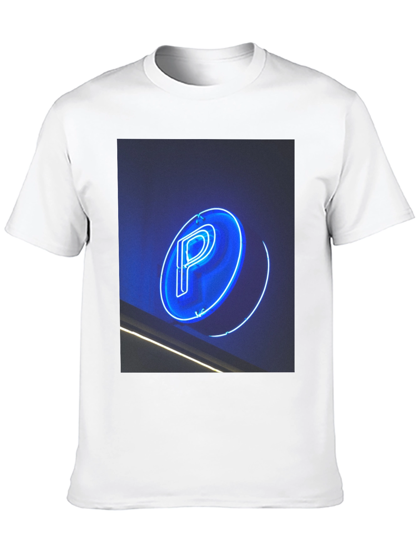 Neon Parking Sign Graphic Tee