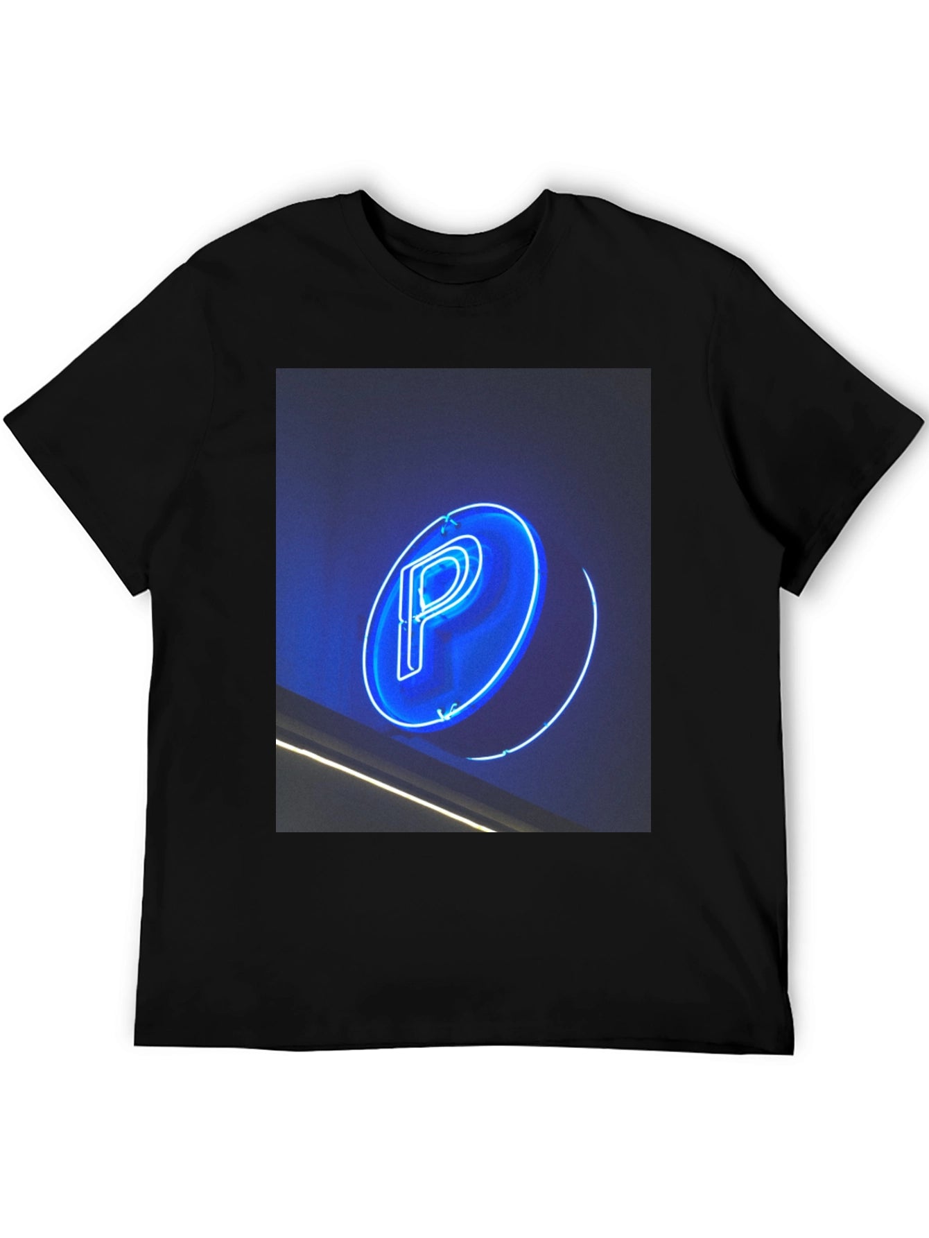 Neon Parking Sign Graphic Tee