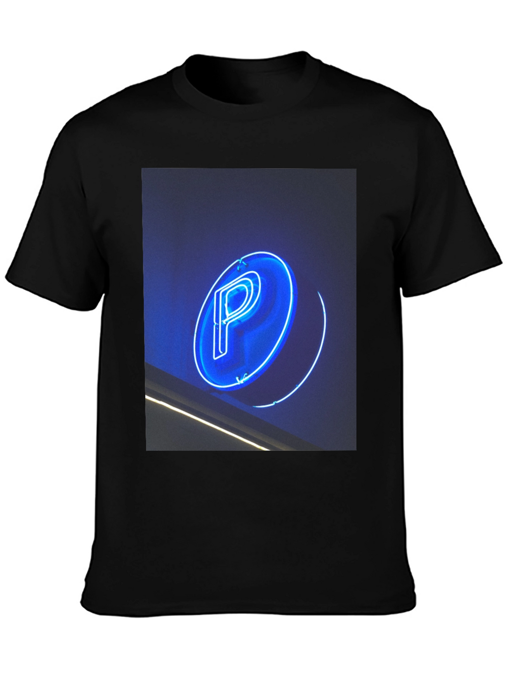 Neon Parking Sign Graphic Tee
