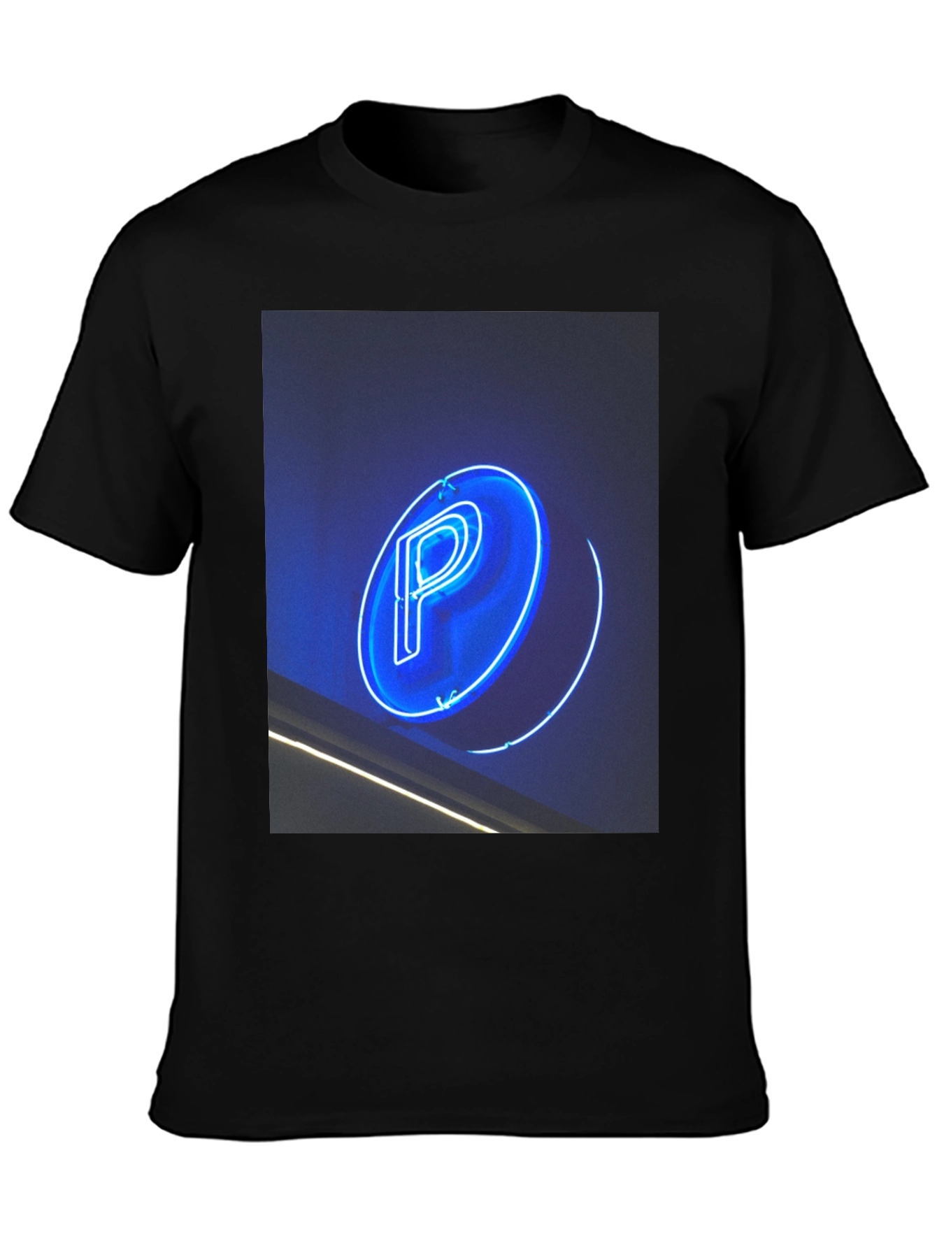 Neon Parking Sign Graphic Tee