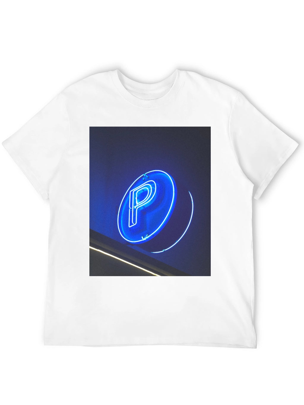 Neon Parking Sign Graphic Tee