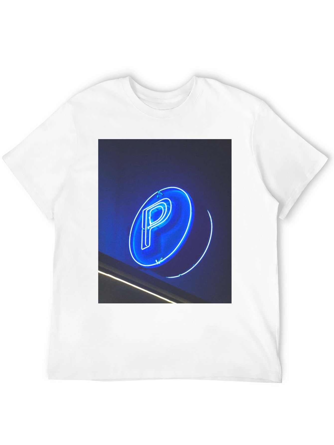 Neon Parking Sign Graphic Tee