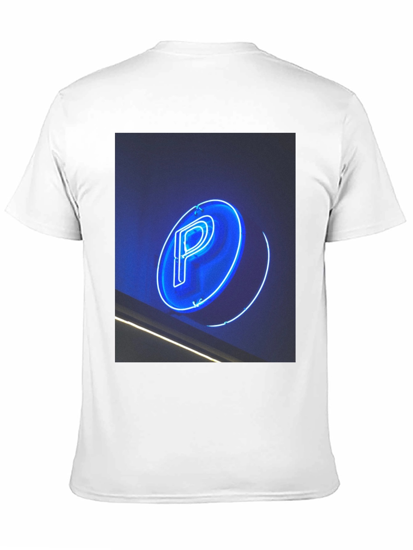 Neon Parking Sign Graphic Tee