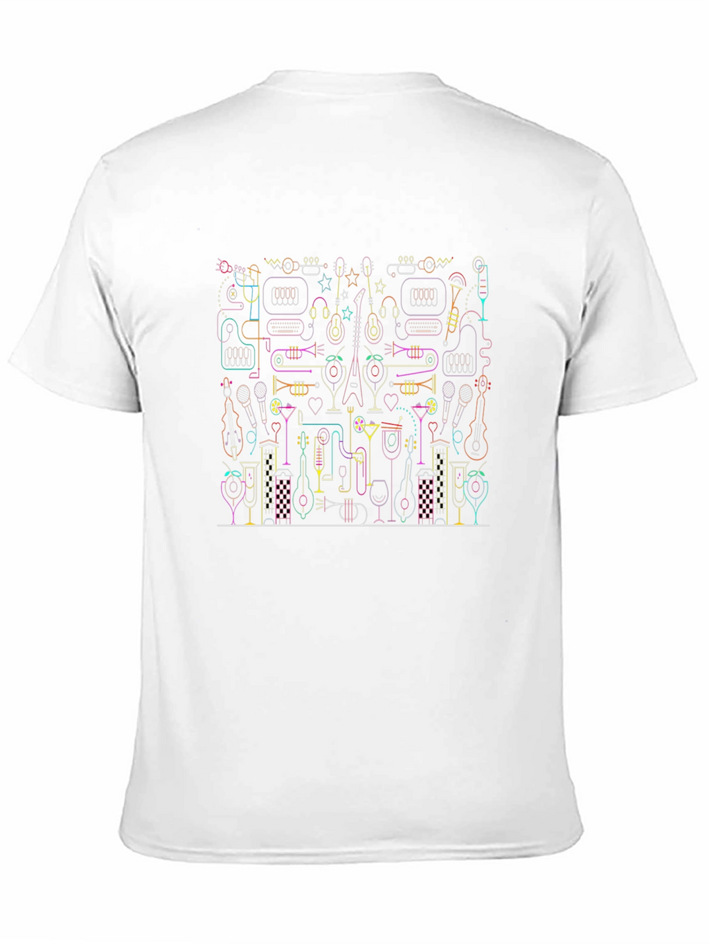 Music Lovers Graphic Print T-Shirt