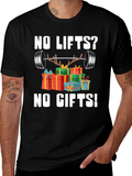 Funny Christmas Workout Gift T-Shirt