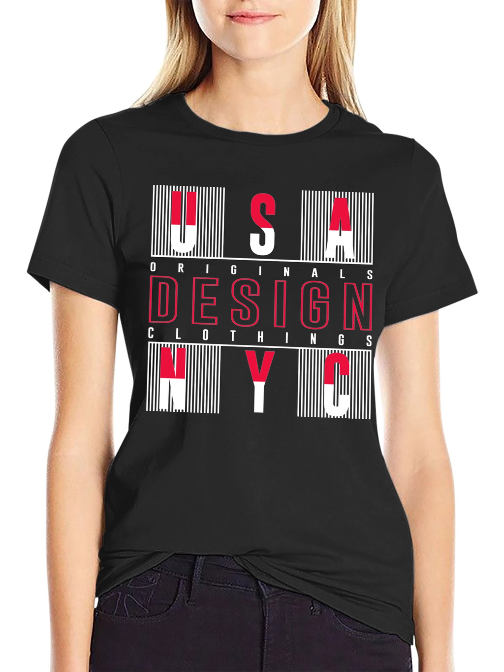 Modern USA NYC Graphic Tee
