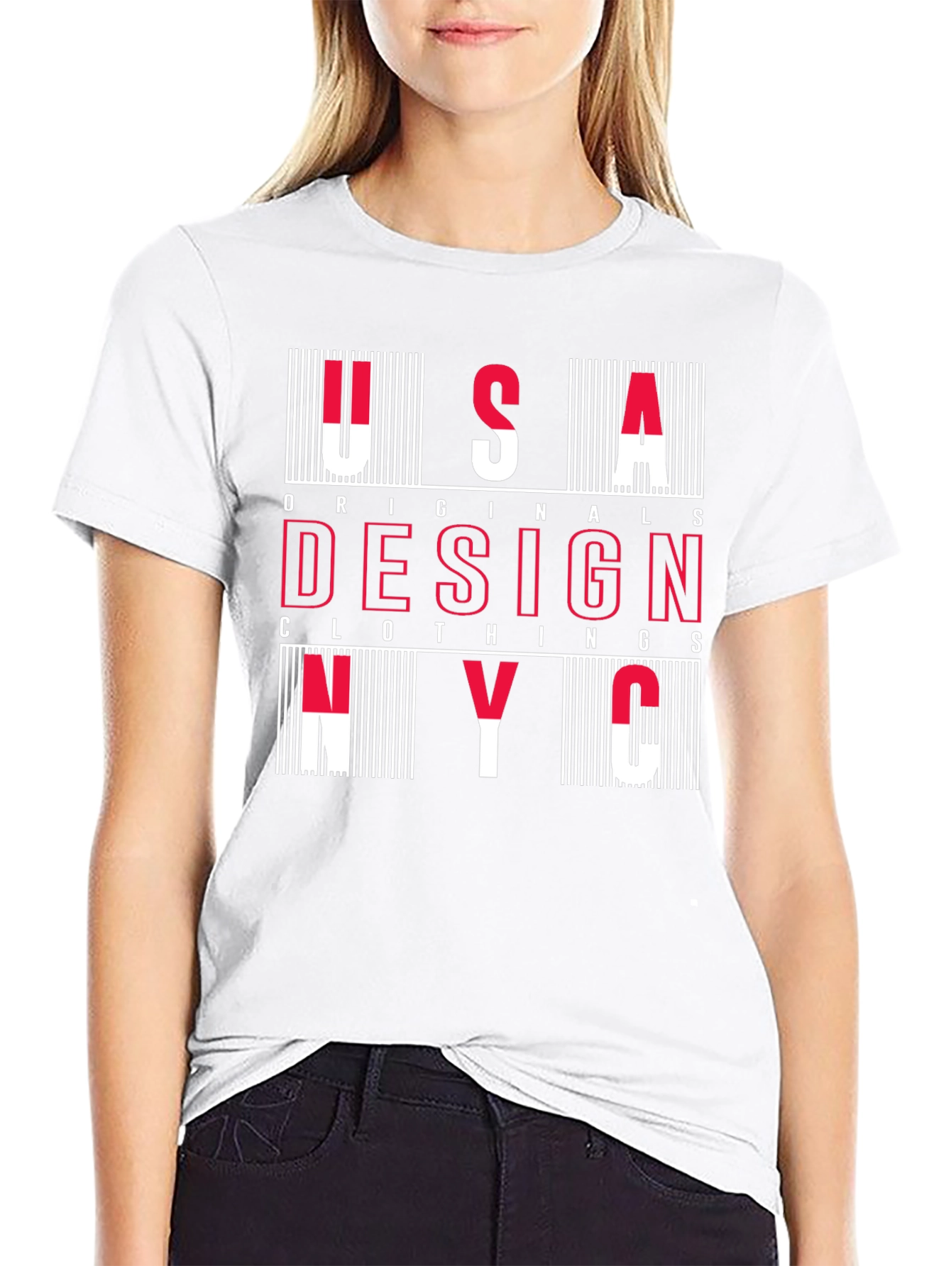 Modern USA NYC Graphic Tee