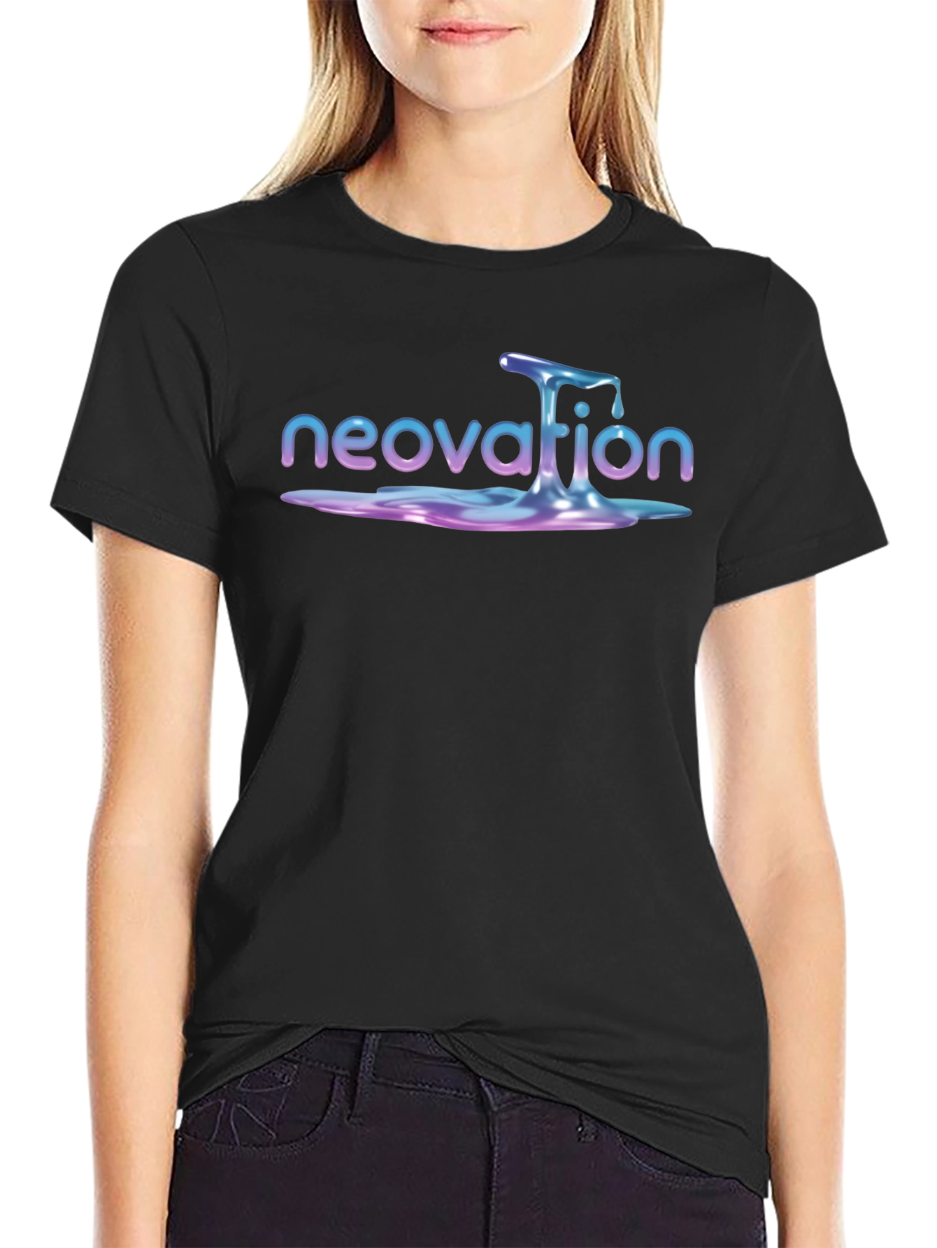 Neovation Graphic Black T-Shirt
