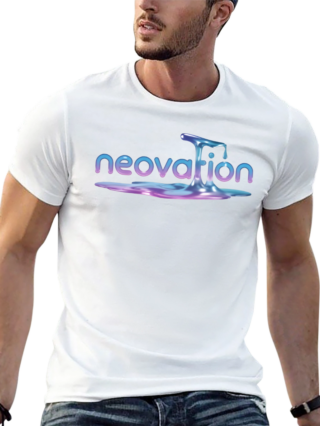 Neovation Graphic Black T-Shirt