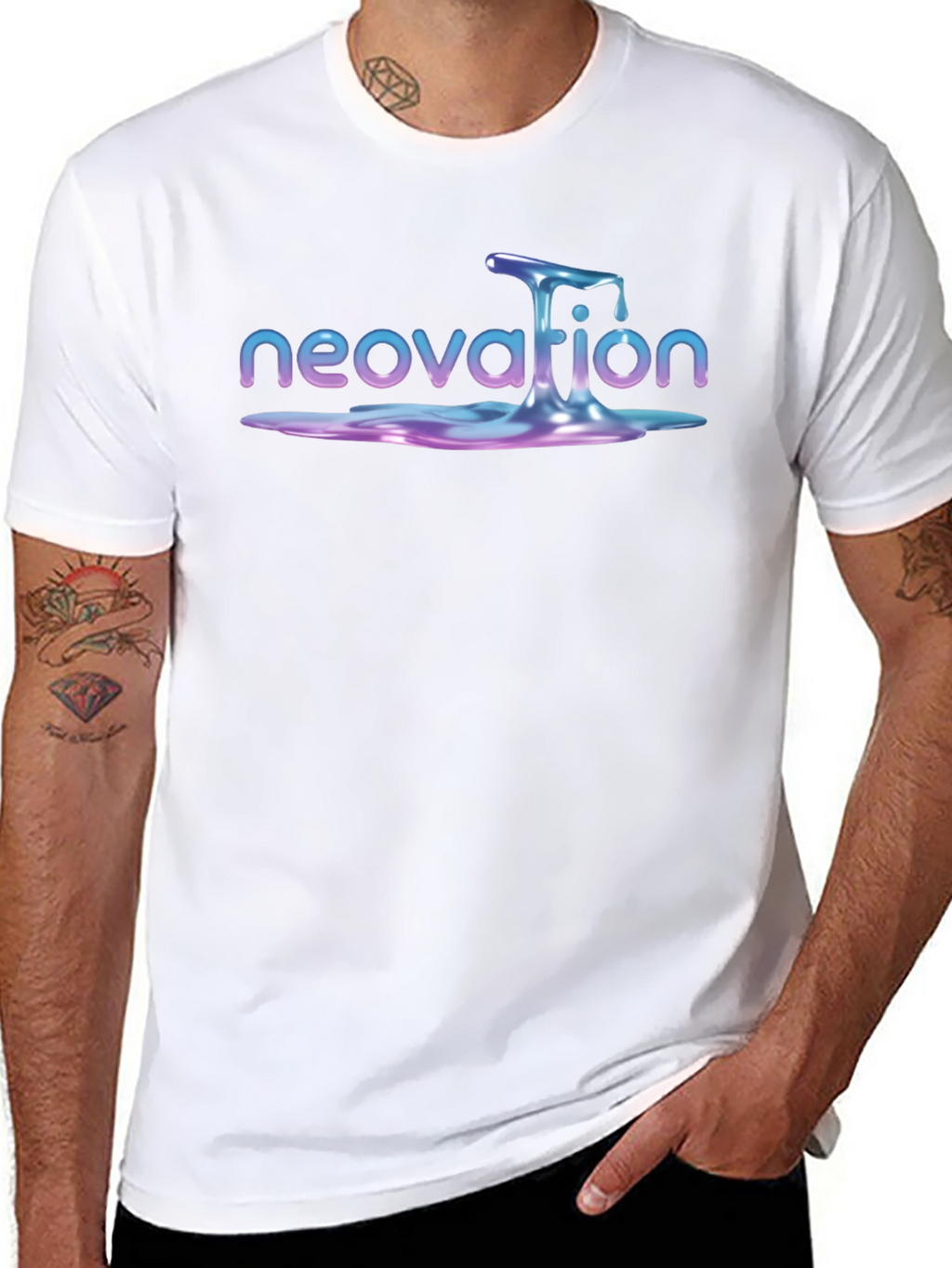 Neovation Graphic Black T-Shirt