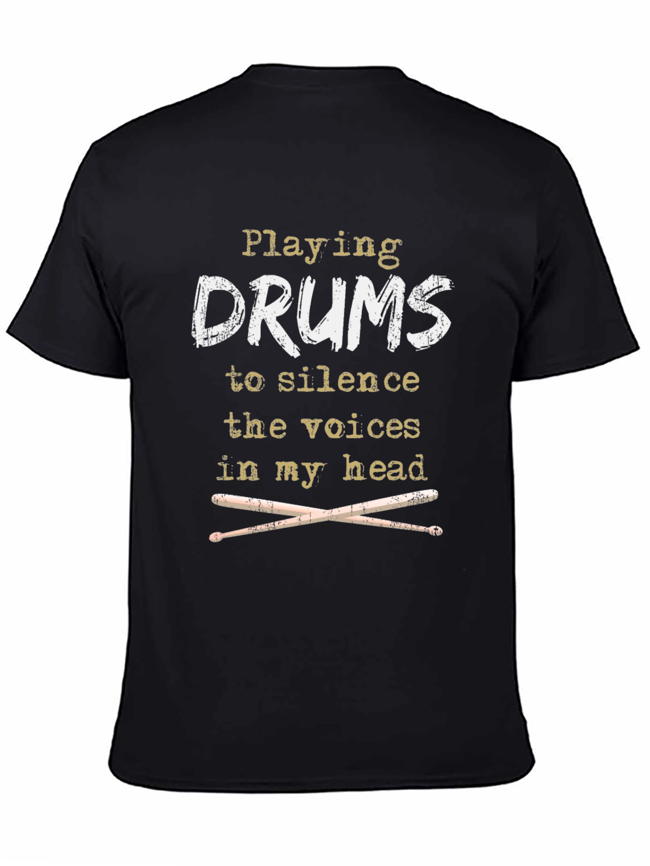 Drummer T-Shirt - Silence the Voices