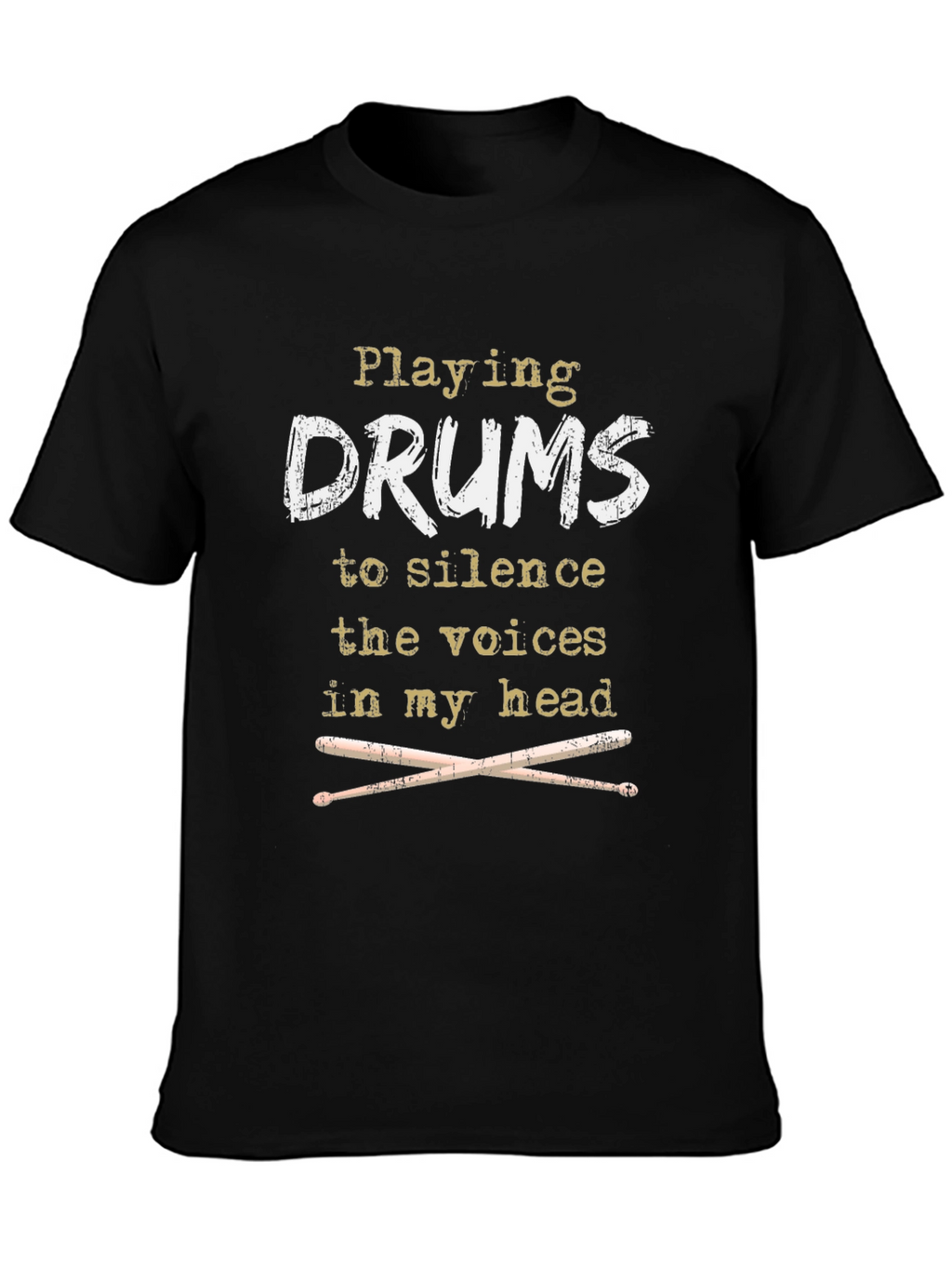 Drummer T-Shirt - Silence the Voices