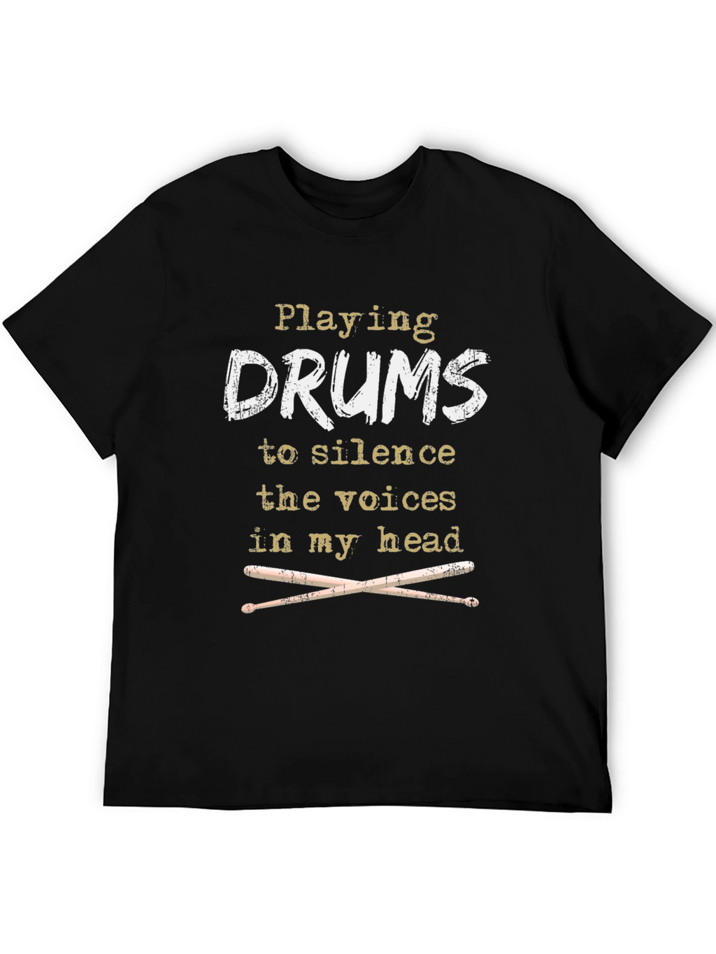 Drummer T-Shirt - Silence the Voices