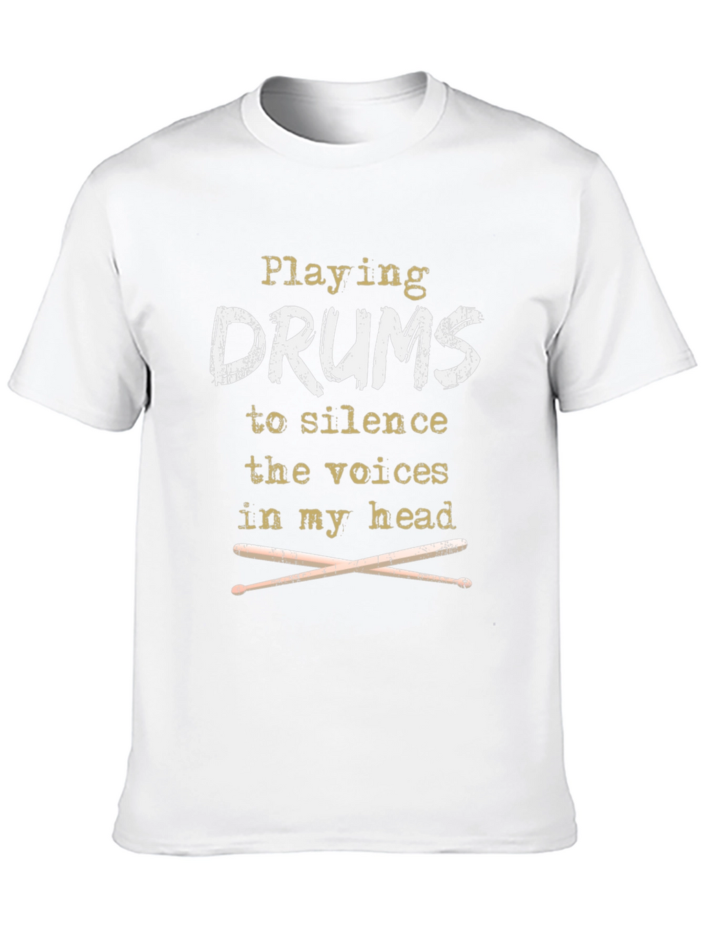 Drummer T-Shirt - Silence the Voices