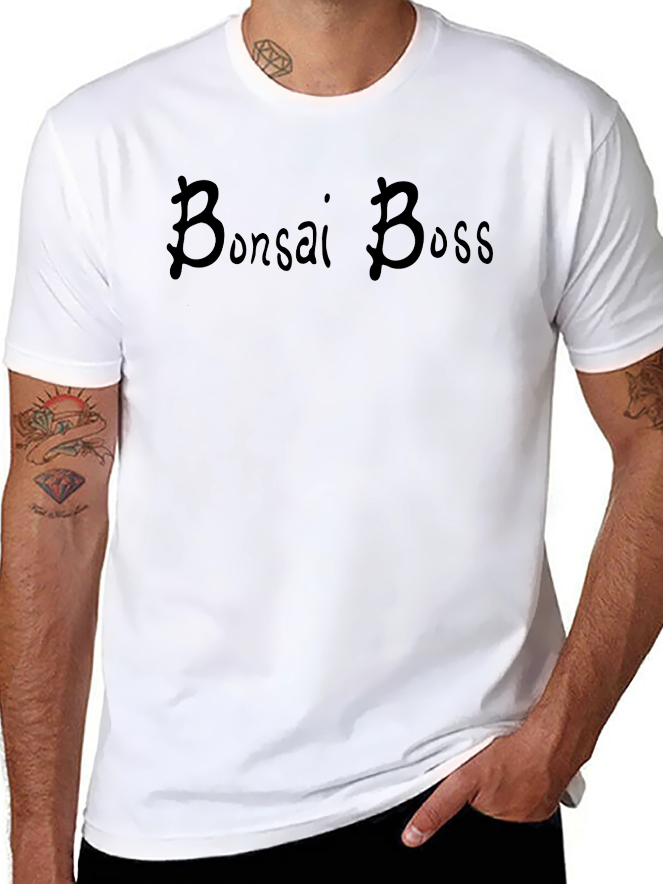 Bonsai Boss Graphic Tee - Trendy Mens T-Shirt