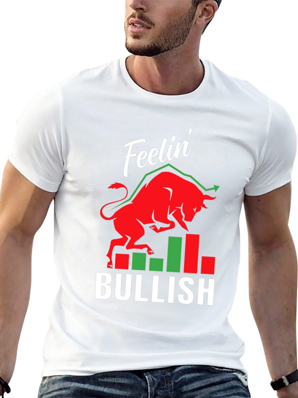 Feelin Bullish T-Shirt Stock Market Trader Tee