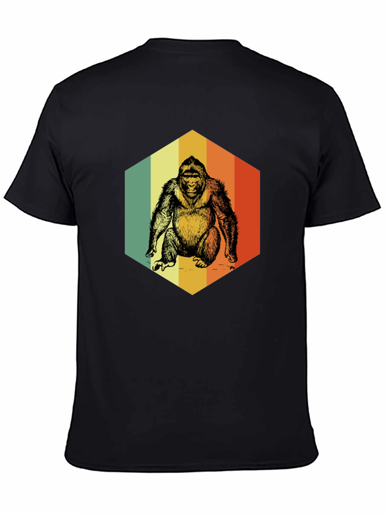 Retro Gorilla Graphic T-Shirt - Vintage Style