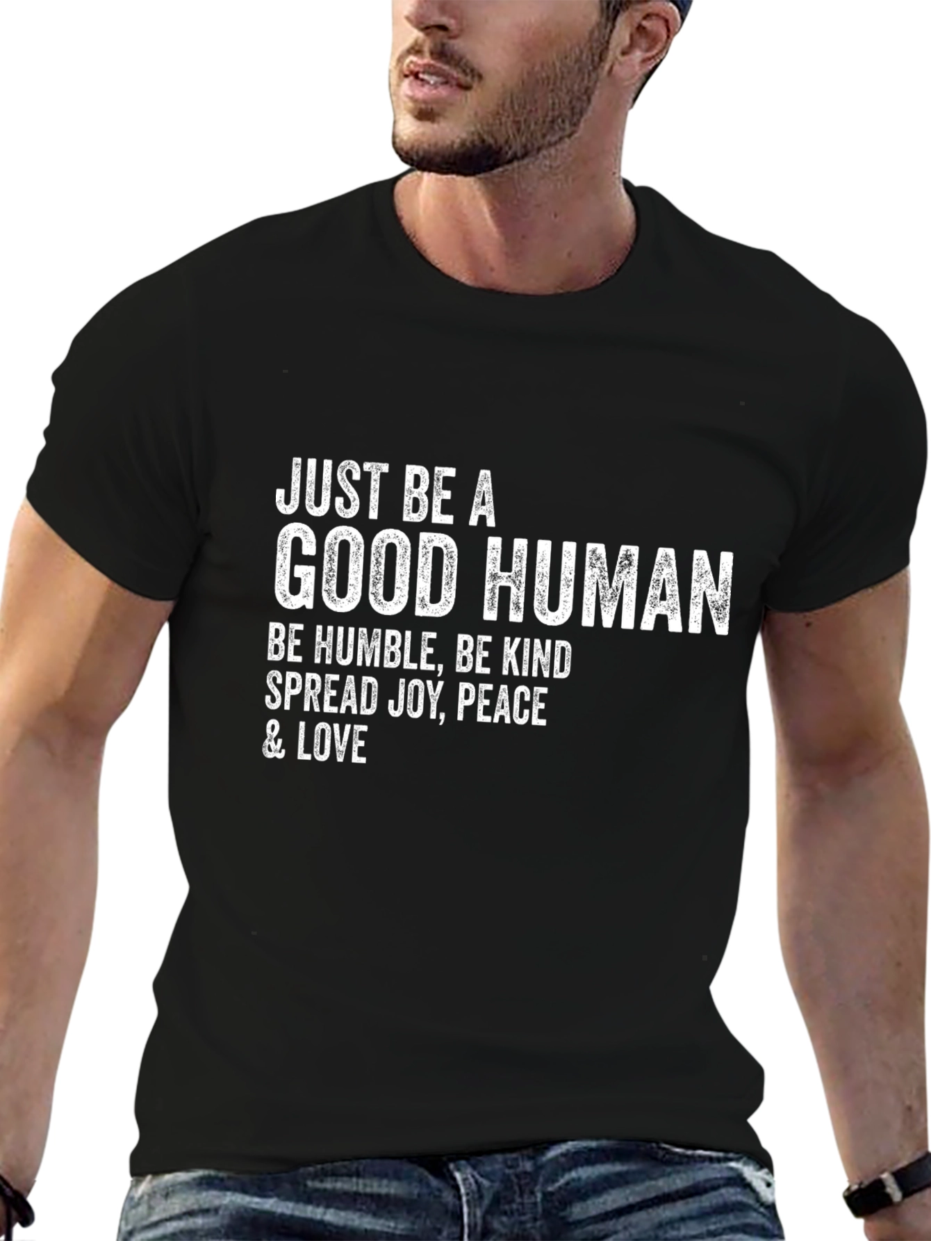 Just Be A Good Human Graphic T-Shirt