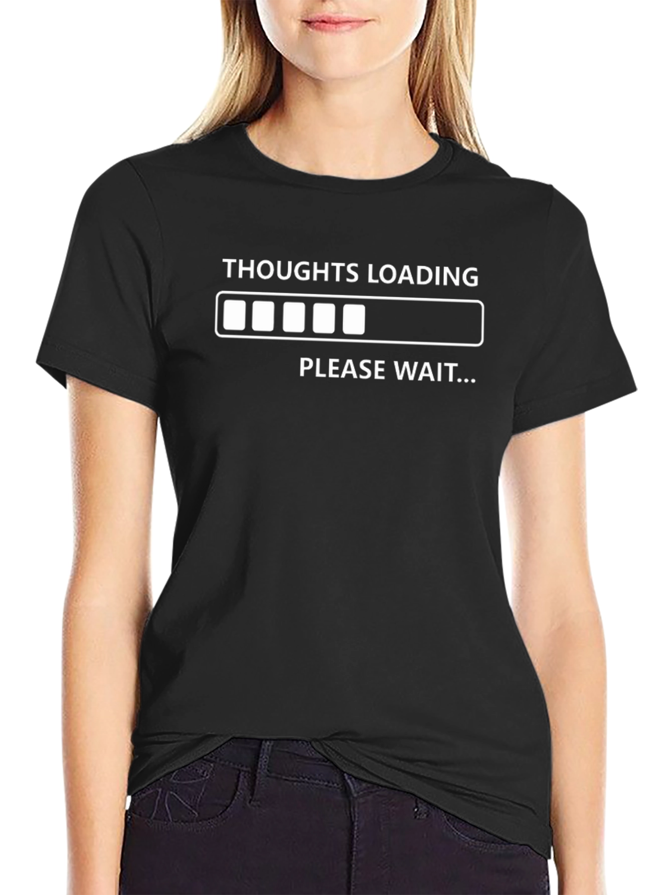 Funny Thoughts Loading Graphic T-Shirt