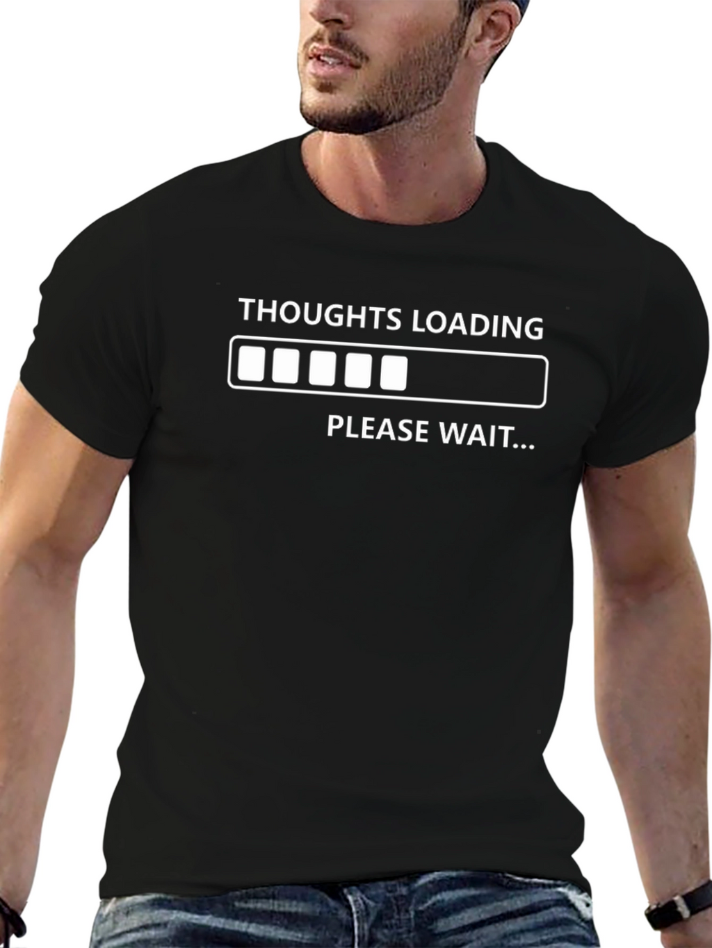 Funny Thoughts Loading Graphic T-Shirt