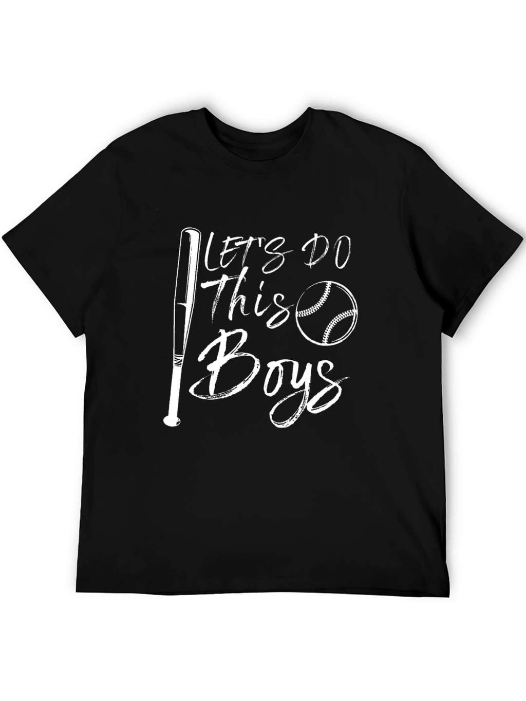 Lets Do This Boys Graphic Tee Baseball T-Shirt
