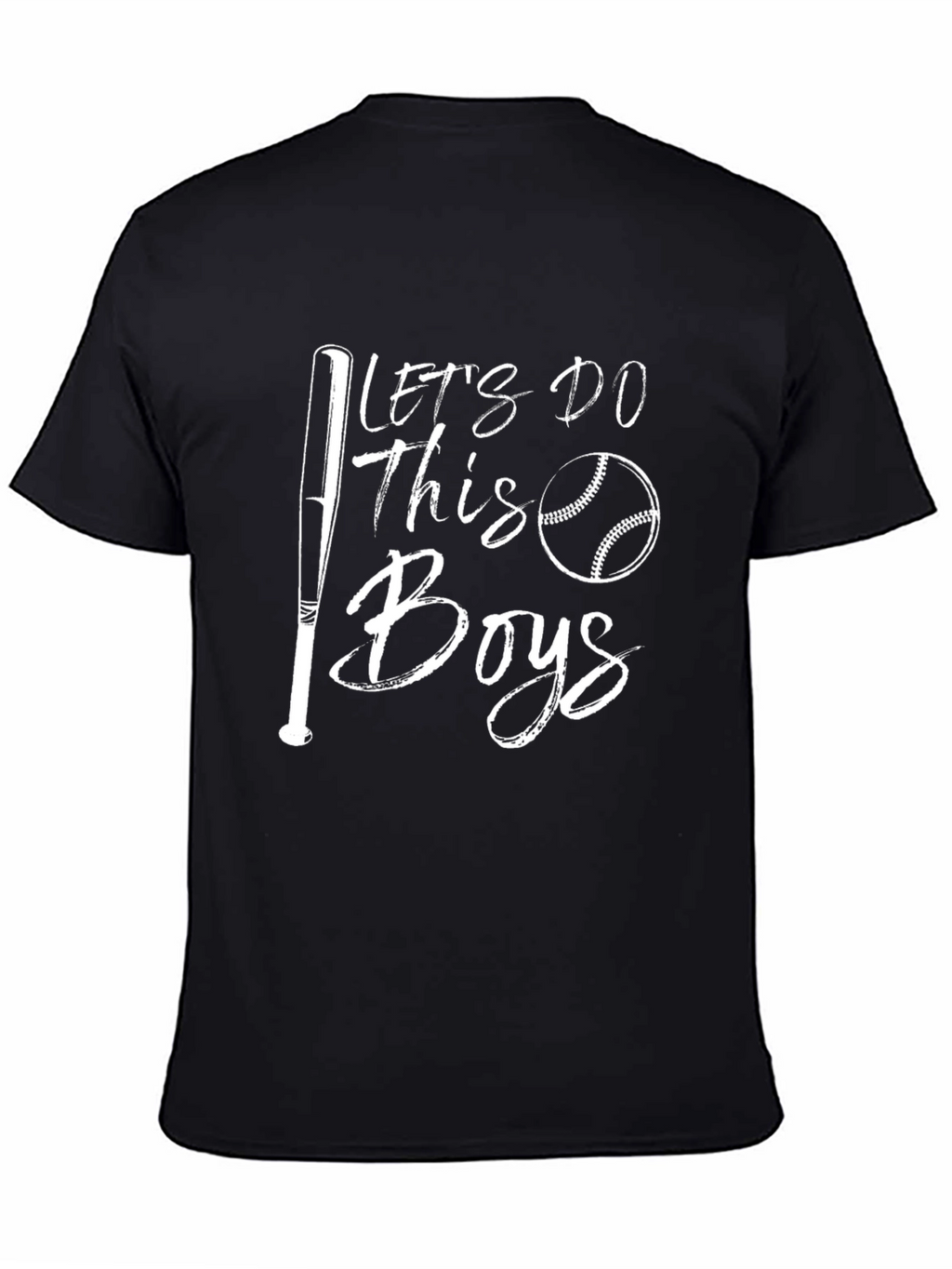 Lets Do This Boys Graphic Tee Baseball T-Shirt