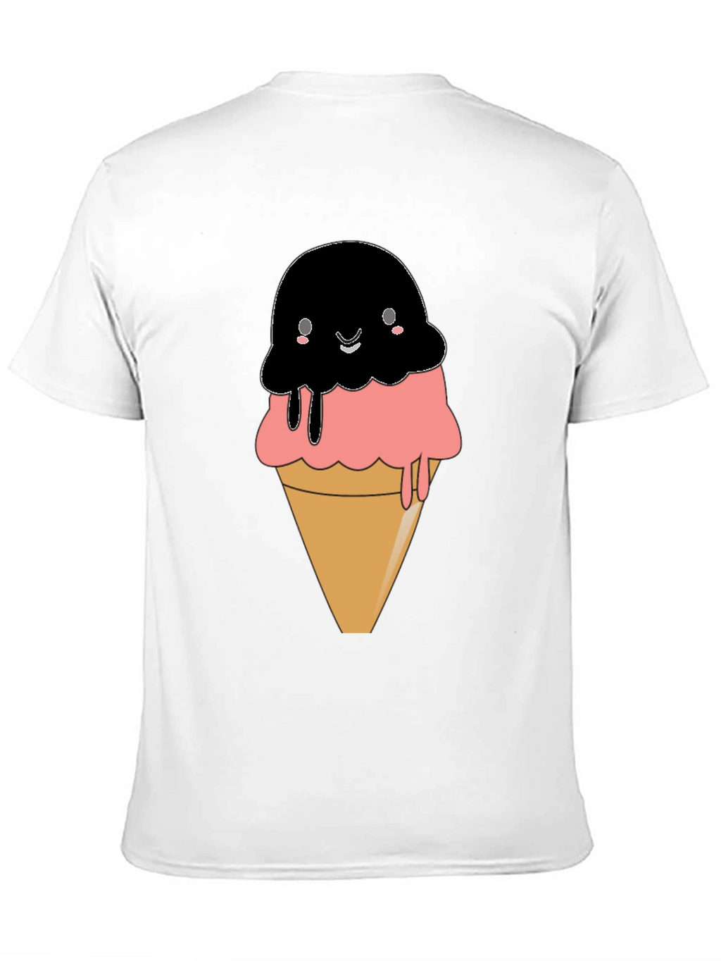 Cute Kawaii Ice Cream Cone Graphic Tee