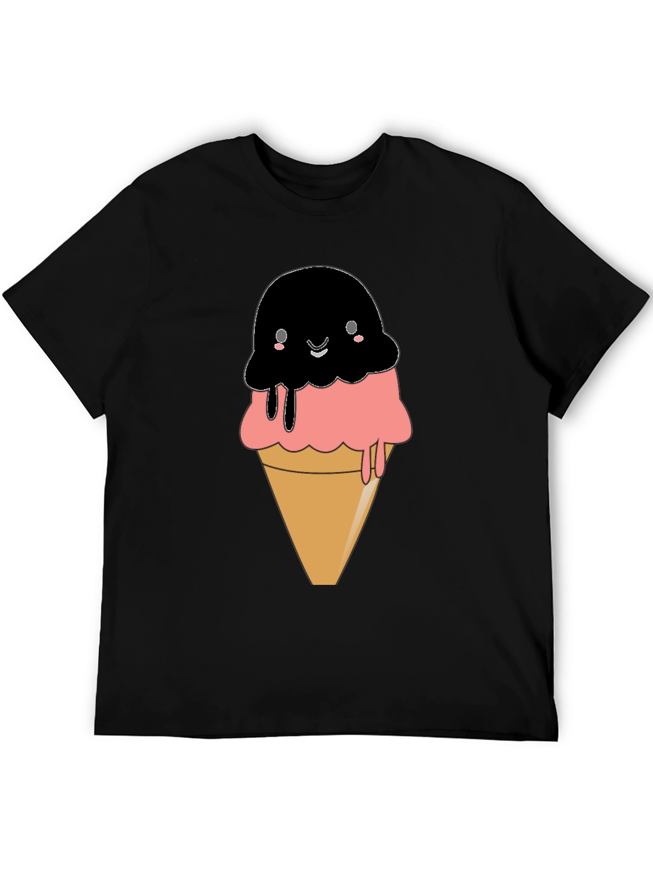 Cute Kawaii Ice Cream Cone Graphic Tee