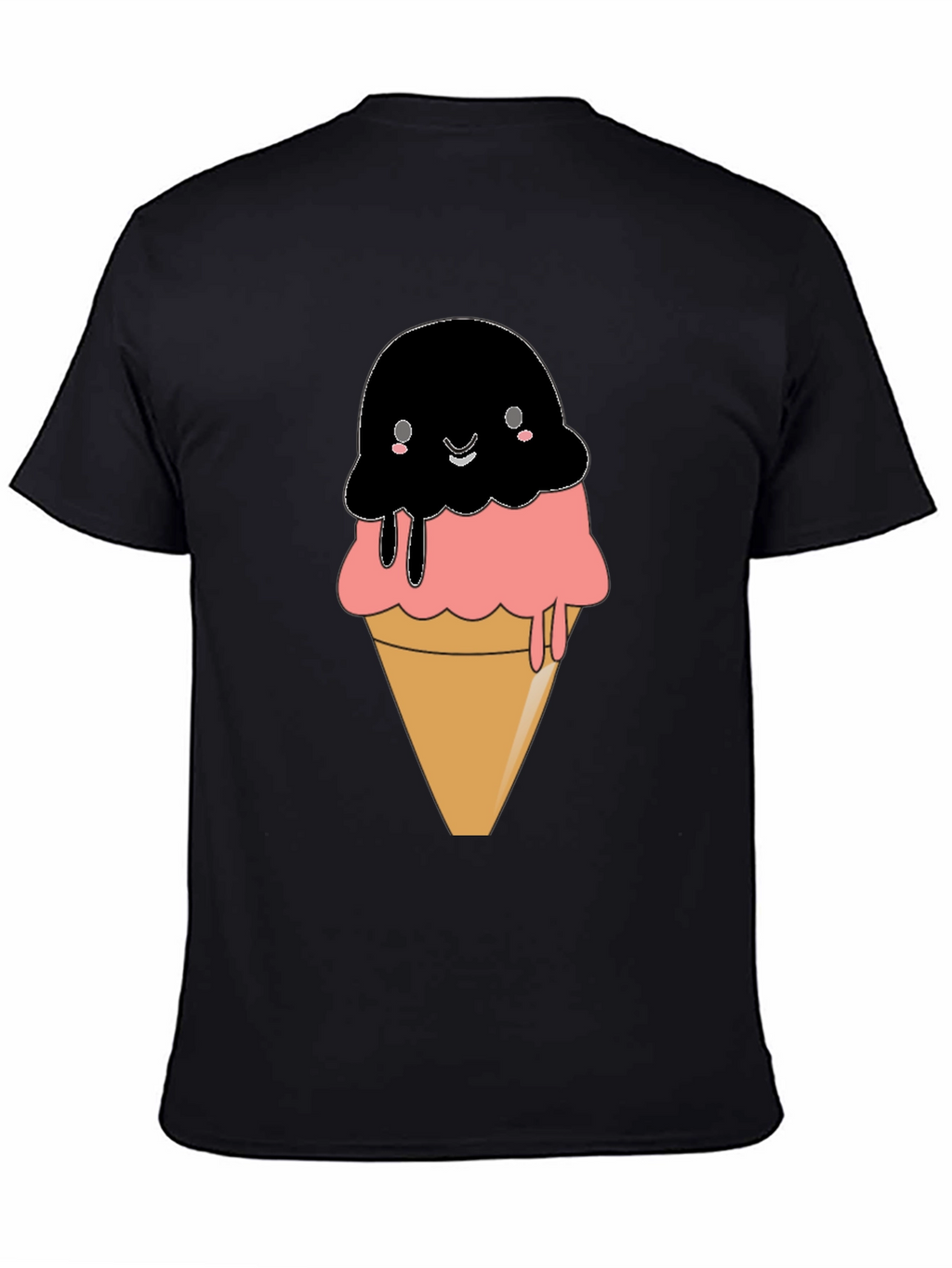 Cute Kawaii Ice Cream Cone Graphic Tee