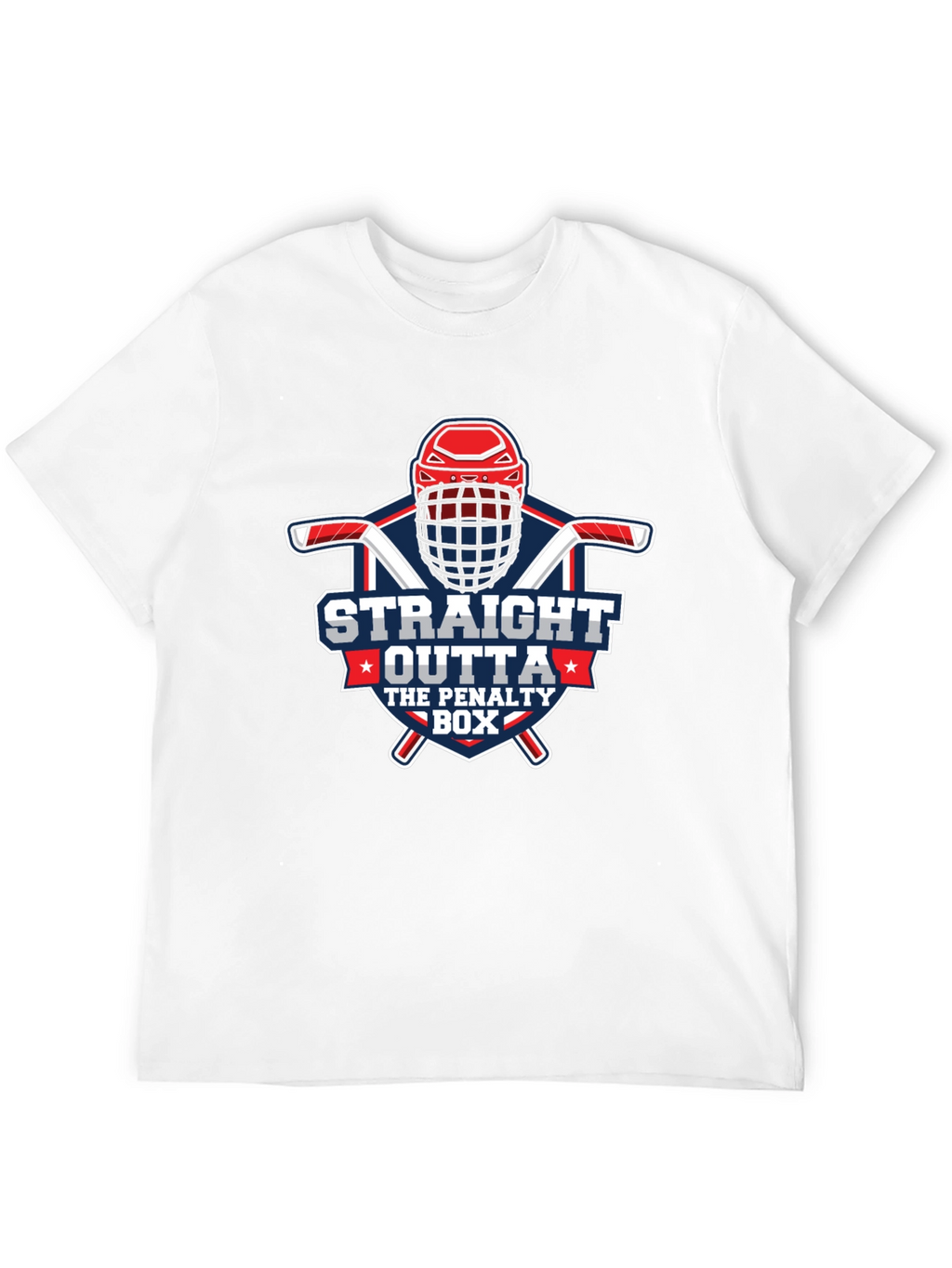 Straight Outta The Penalty Box Hockey T-Shirt