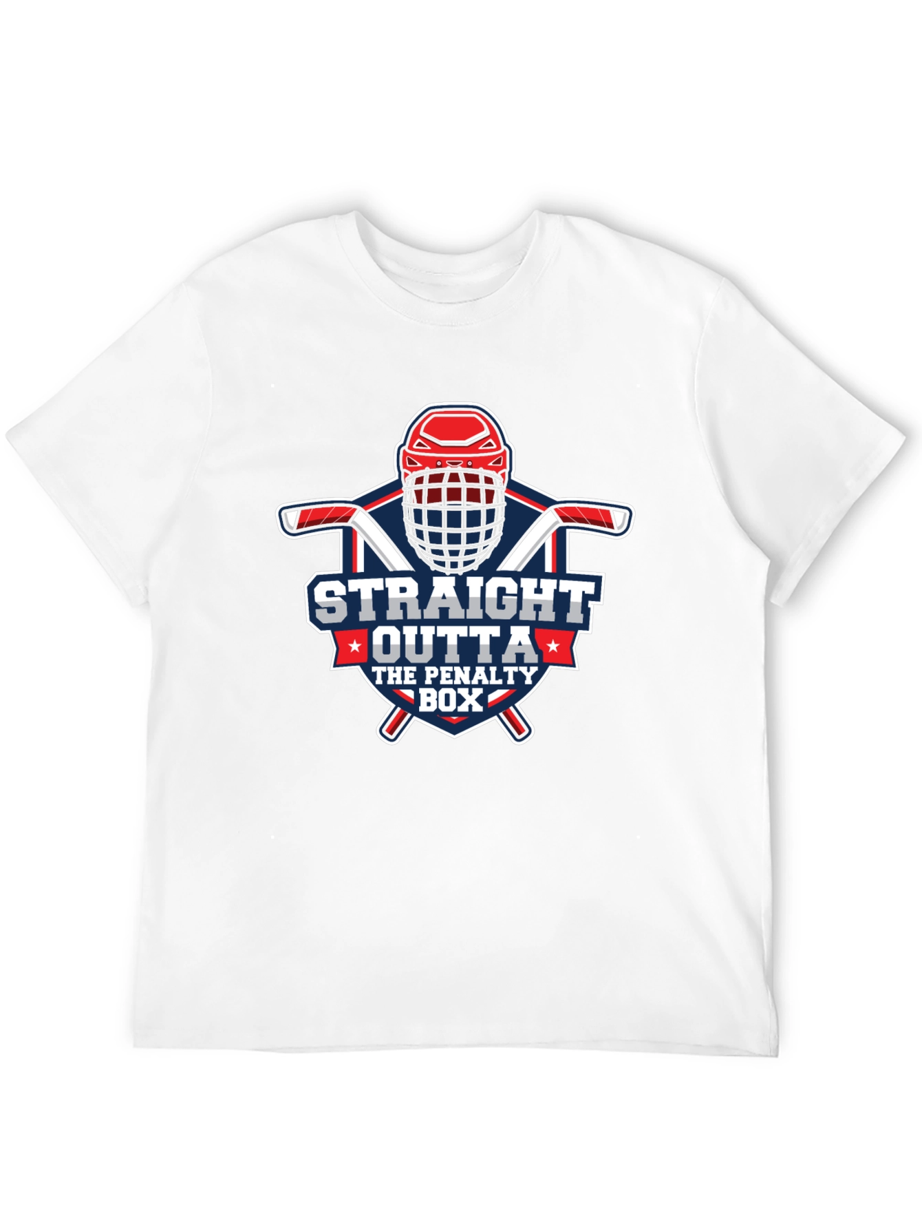 Straight Outta The Penalty Box Hockey T-Shirt
