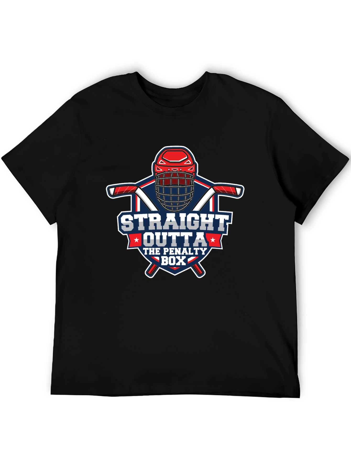Straight Outta The Penalty Box Hockey T-Shirt