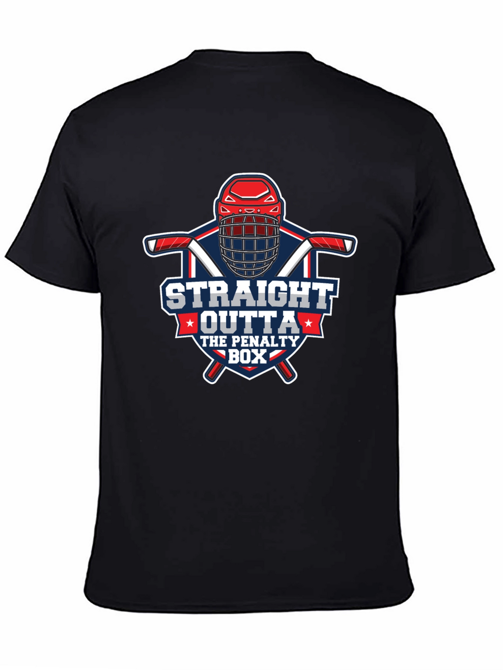 Straight Outta The Penalty Box Hockey T-Shirt
