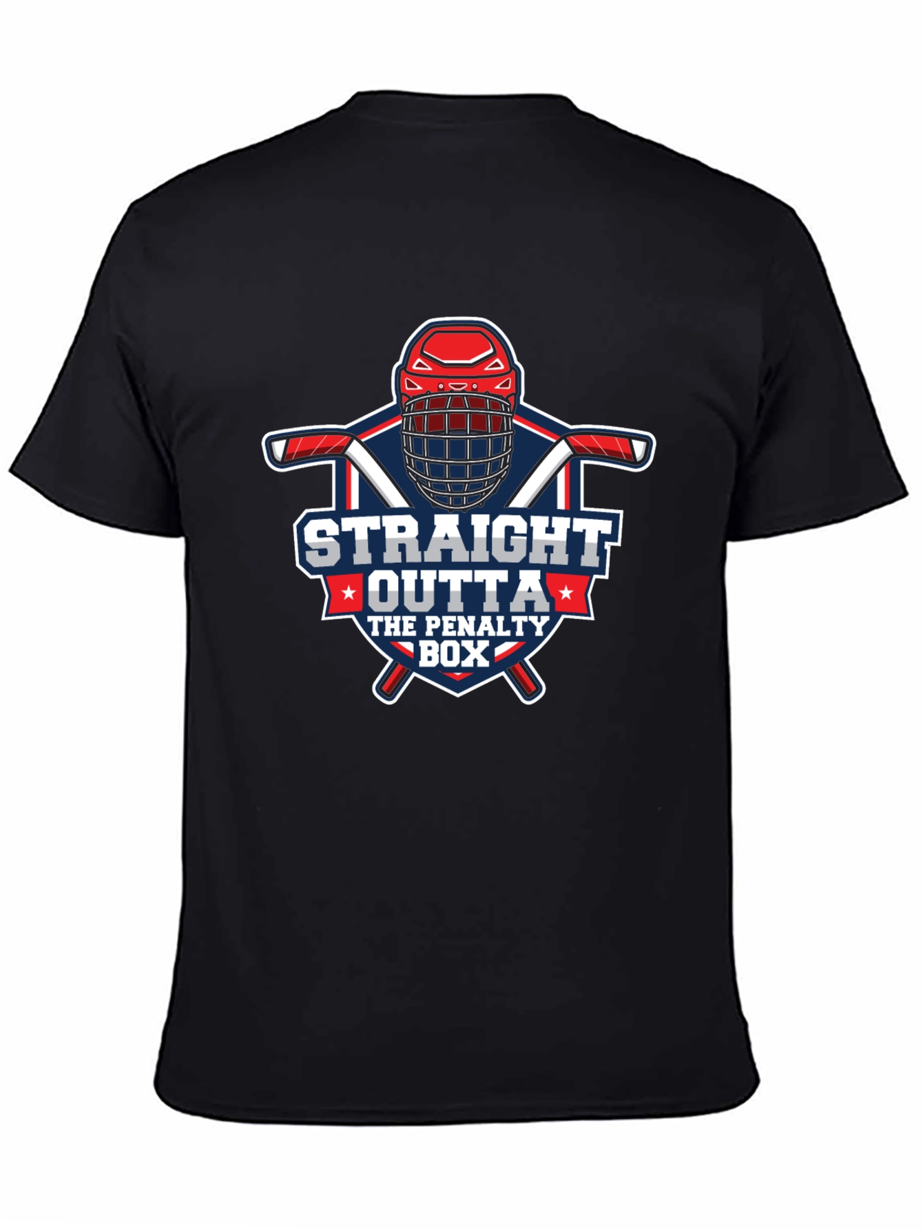 Straight Outta The Penalty Box Hockey T-Shirt