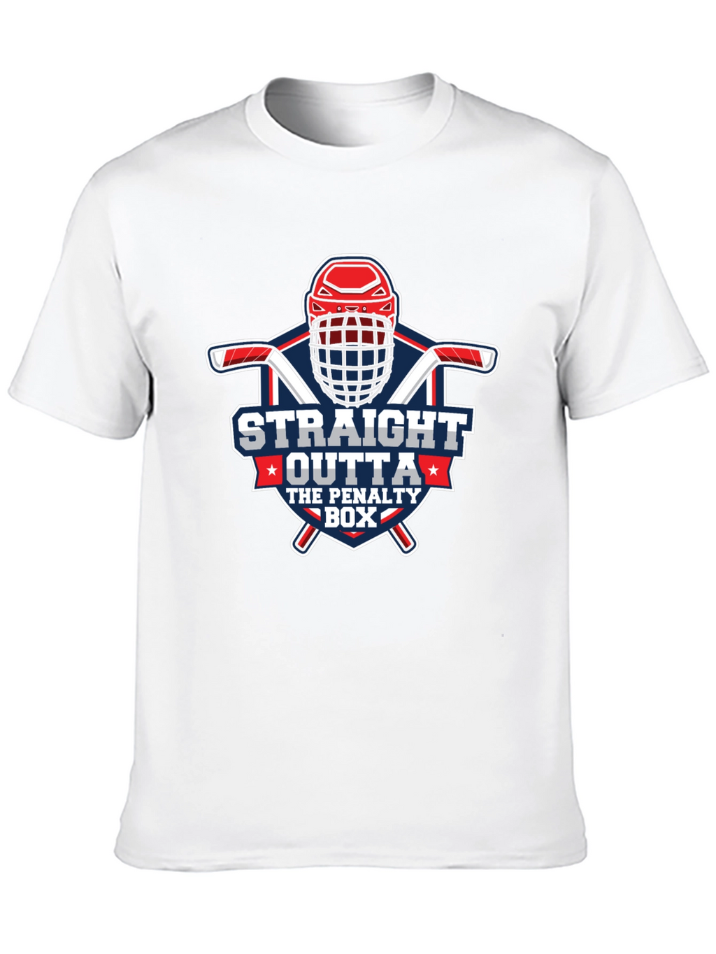 Straight Outta The Penalty Box Hockey T-Shirt