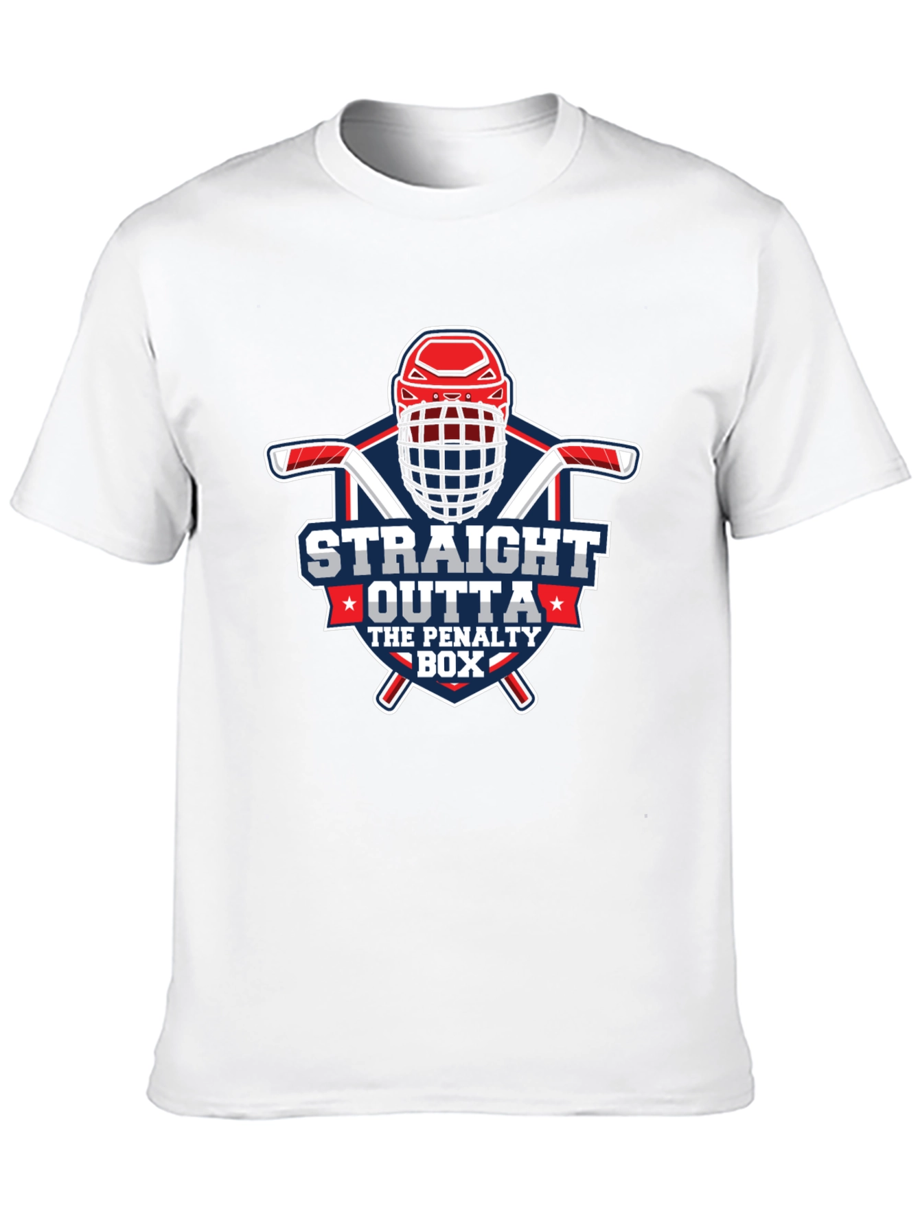 Straight Outta The Penalty Box Hockey T-Shirt