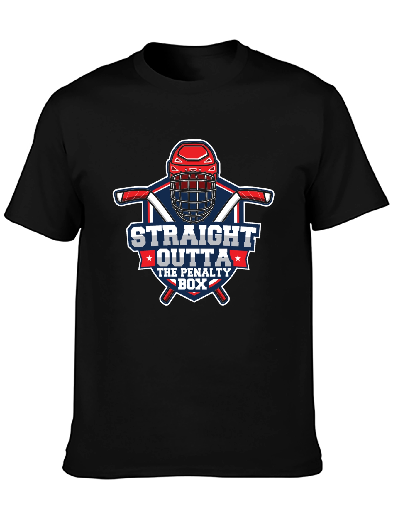 Straight Outta The Penalty Box Hockey T-Shirt