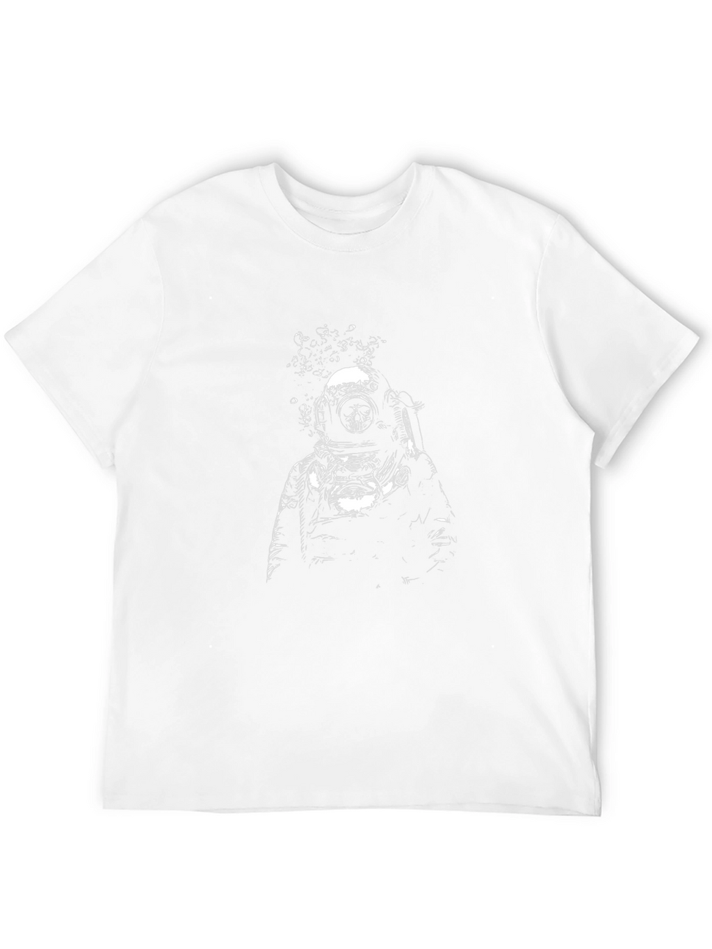 Diver Skull Black T-Shirt - Unique Graphic Tee