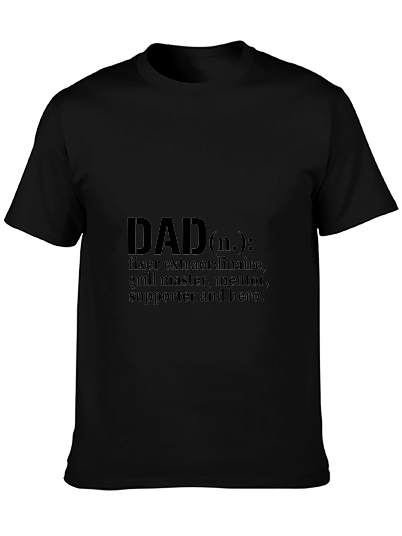 Dad Definition T-Shirt - Black