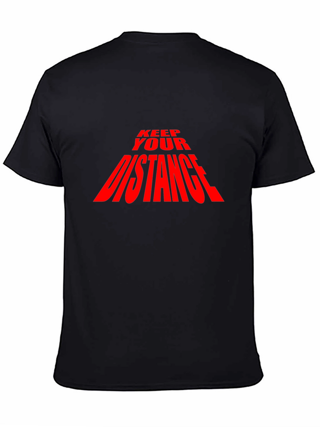 Keep Your Distance T-Shirt - Black