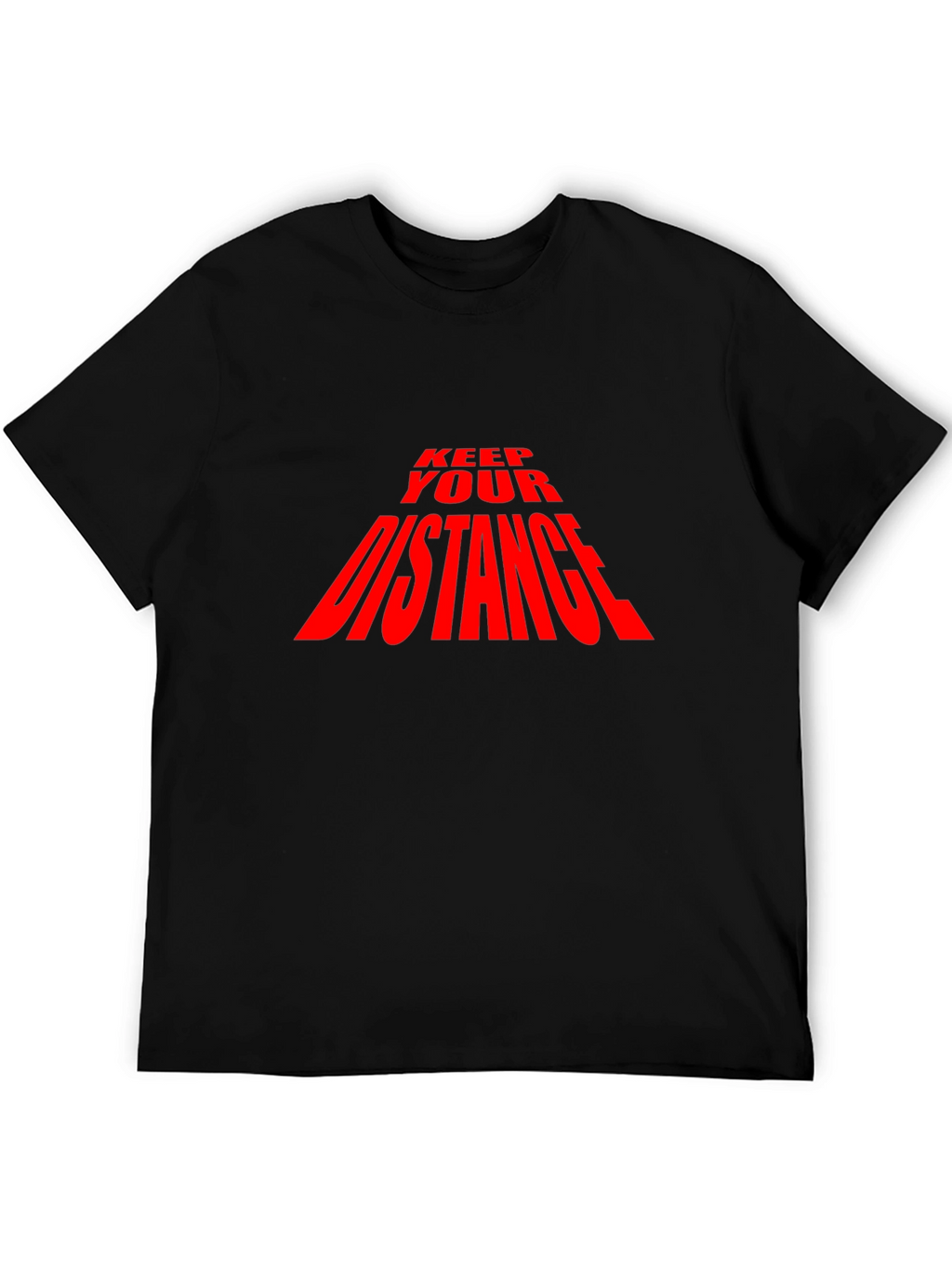 Keep Your Distance T-Shirt - Black